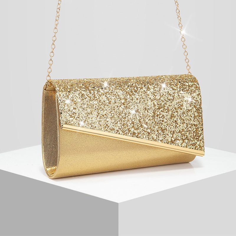 Womens Sparkly Sequin Evening Bag Party Purse Clutch And Formal Dress Bag