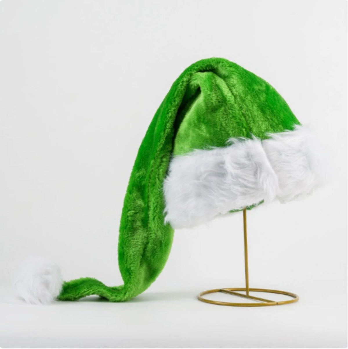 Christmas Party Plush Glowing Christmas Hat For The Elderly