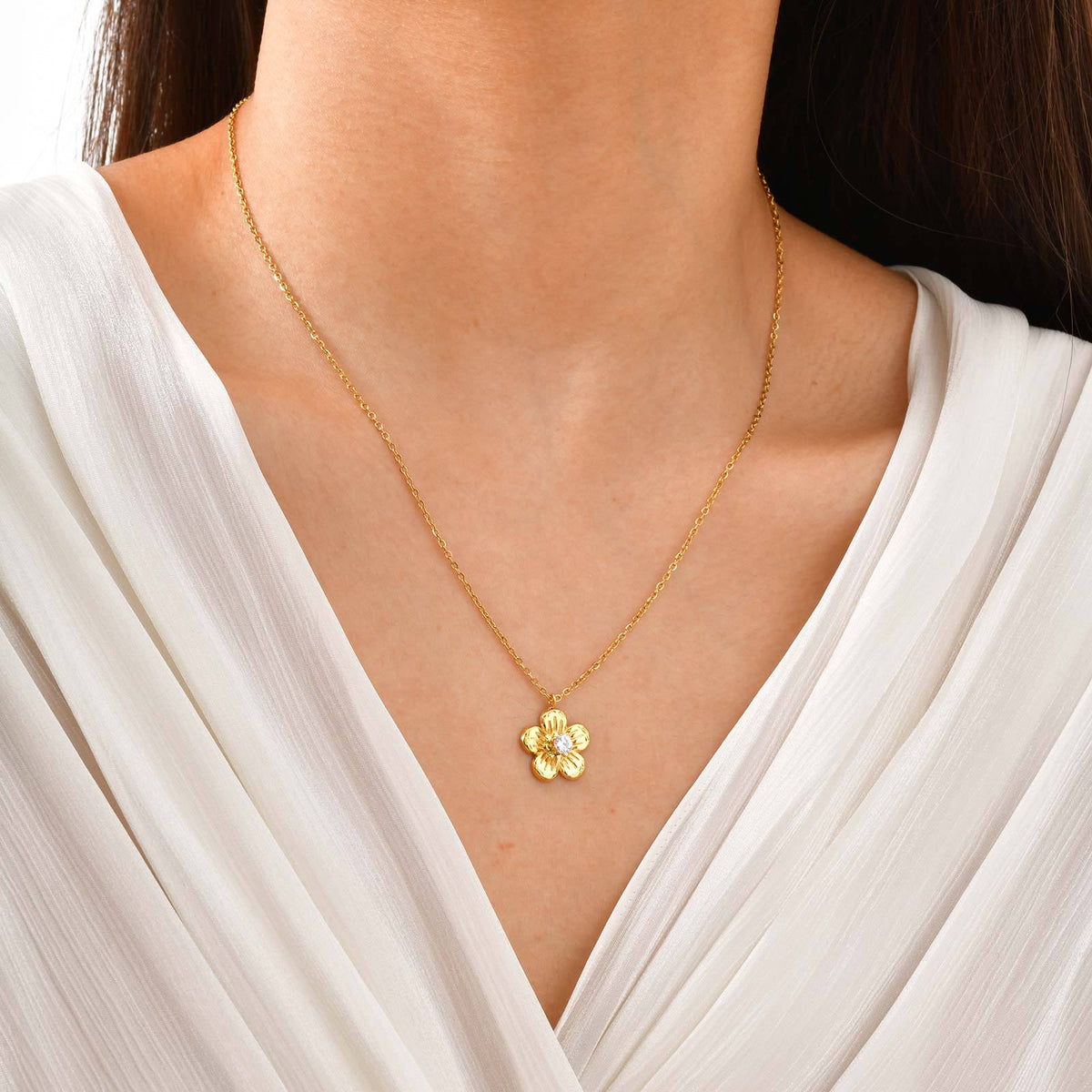 Ins-style Sweet And Girly Stainless Steel Necklace