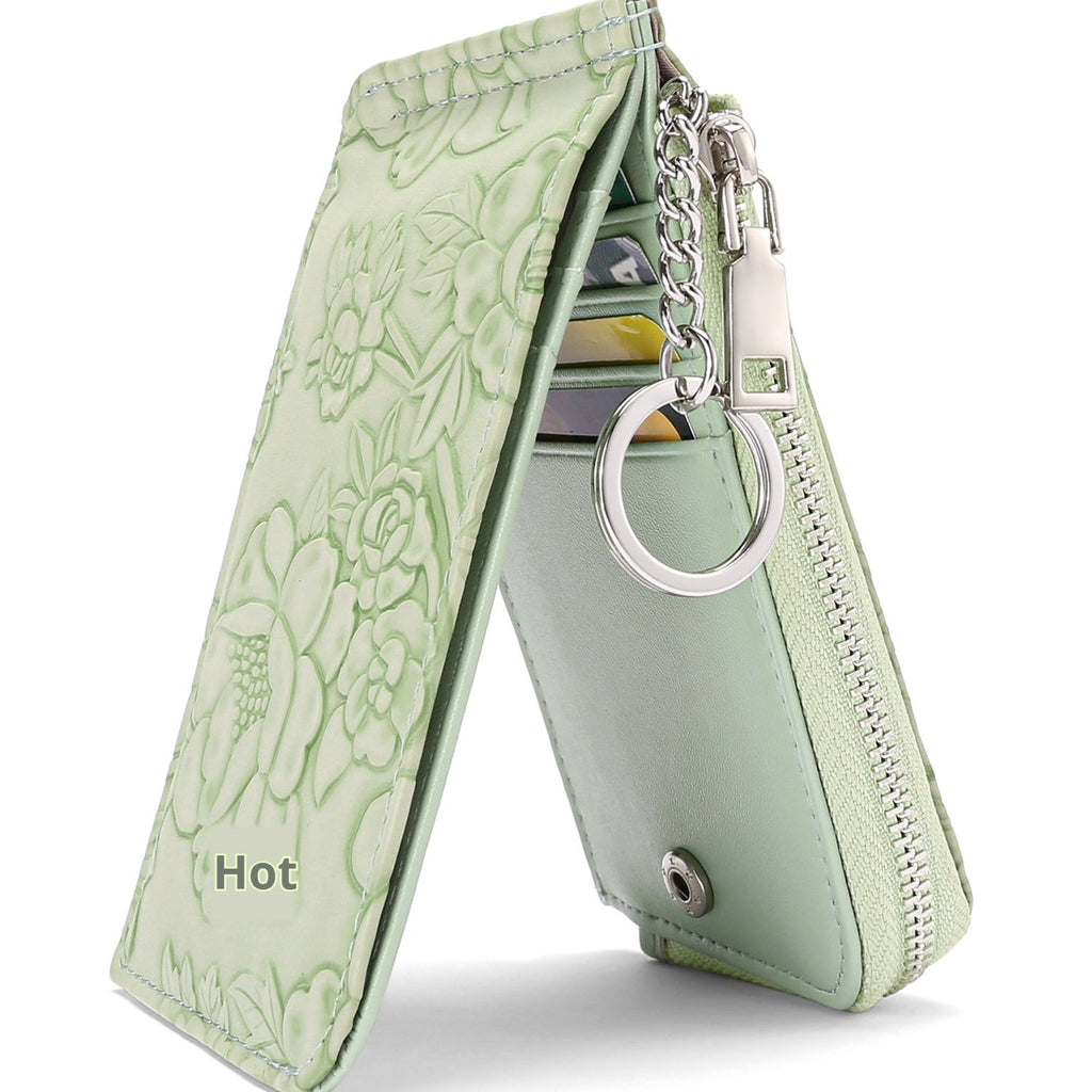 Zippered Large-Capacity Womens Coin Purse
