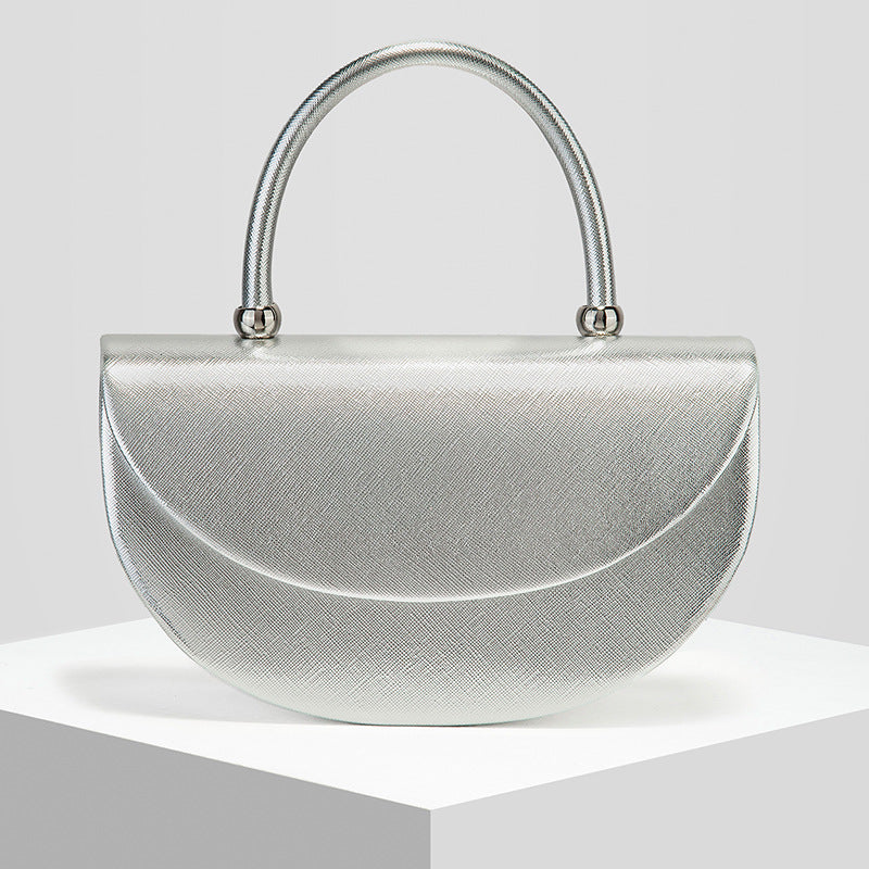 Semicircular Banquet Bag Evening Bag Dinner Clutch Handbag