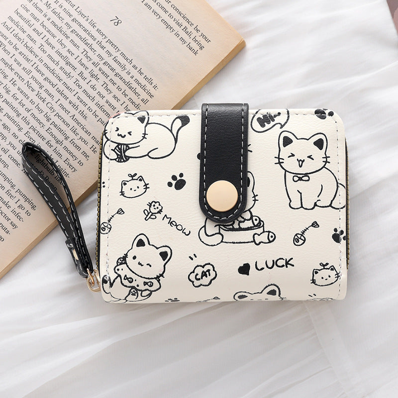 Simple And Cute Japanese-style Womens Clutch