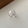 Sweet Leaf Women Ring, High-End Fashion Elegant Versatile Stackable Delicate Open Band, Ins Style Index Finger Ring
