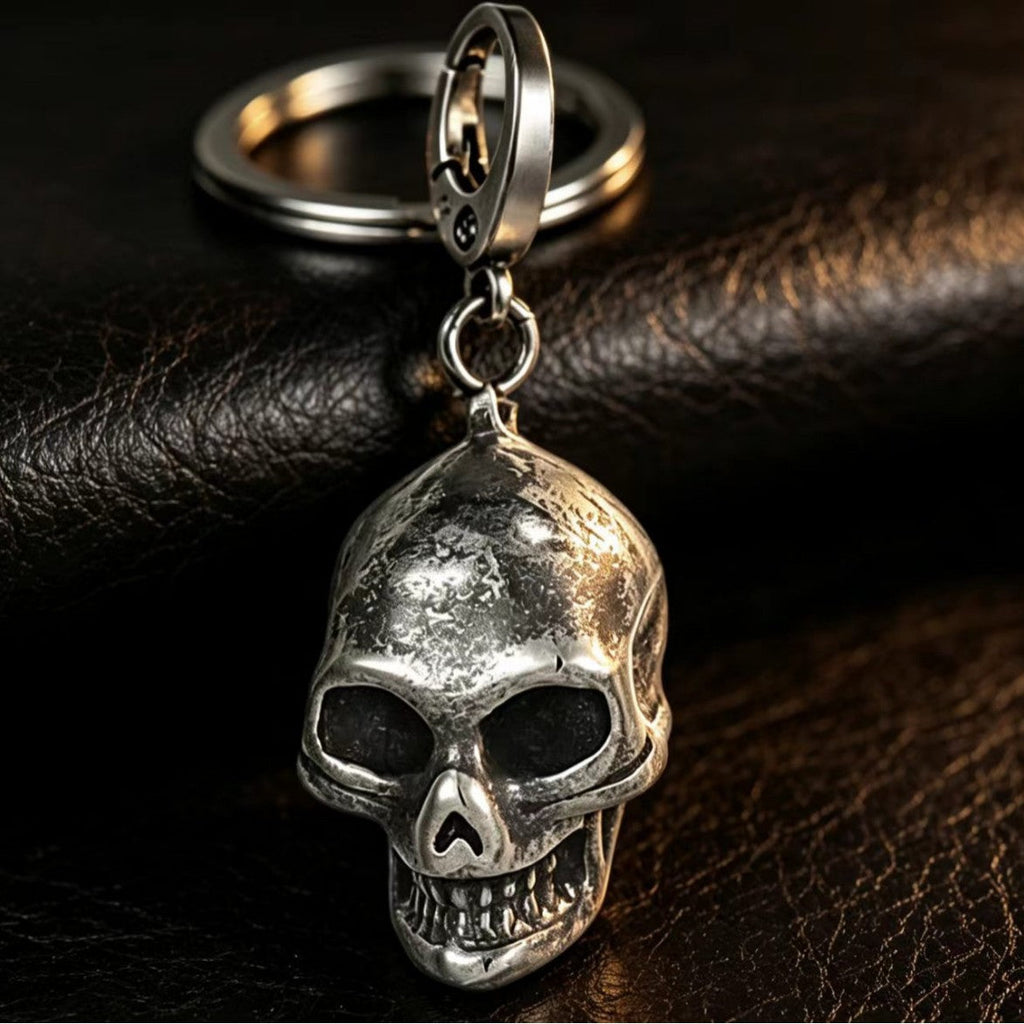Stainless Steel Skull Pendant Charm