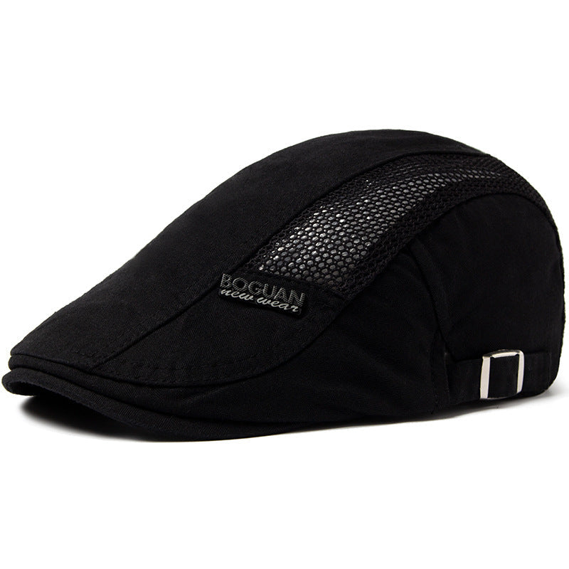 Men's Summer Thin Mesh Breathable Cotton Beret