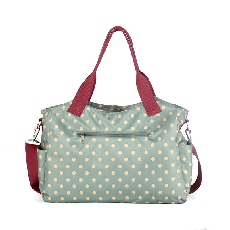 Polka-dot Cute Little Bear Hand-carrying Mommy Bag