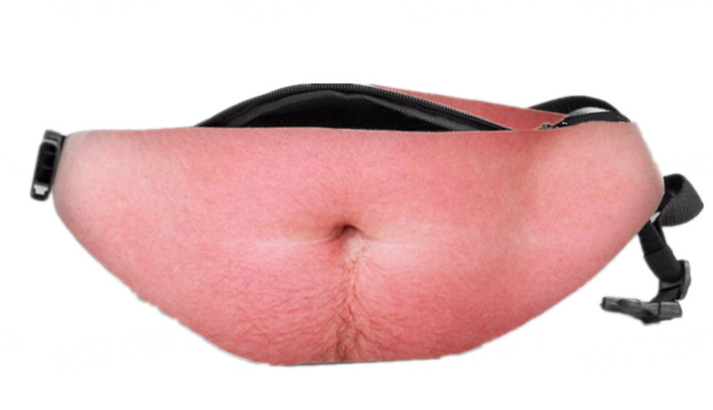 Personalized Belly Bag Funny Prank PU Synthetic Material