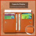 Womens Thin Foldable Wallet And Drivers License Holder