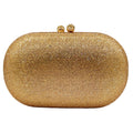 Hot-studded Evening Clutch With A Chain Strap For Banquets