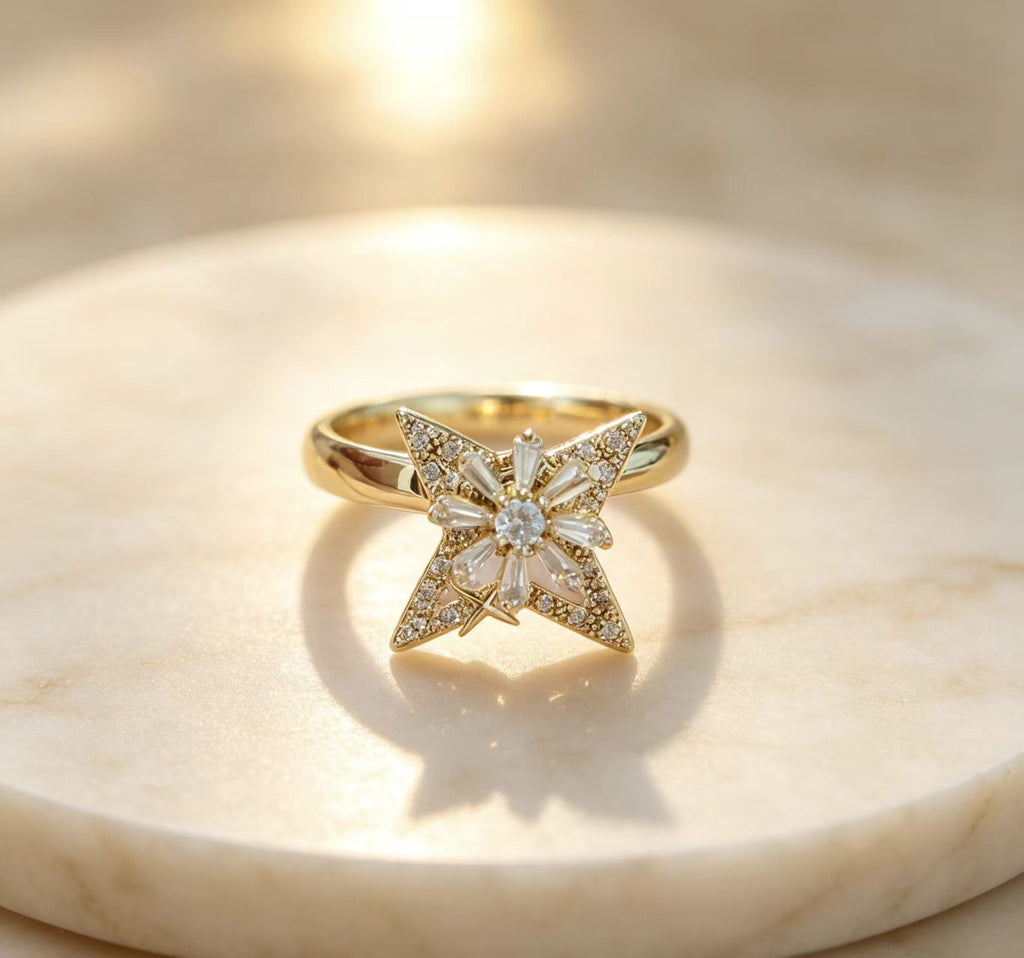 Women's Affordable Luxury Adjustable Open-ring