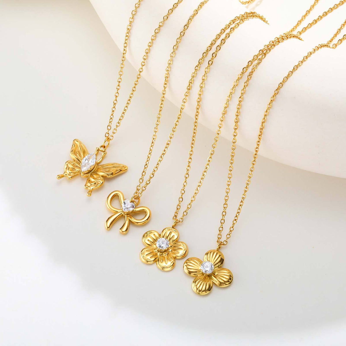Ins-style Sweet And Girly Stainless Steel Necklace