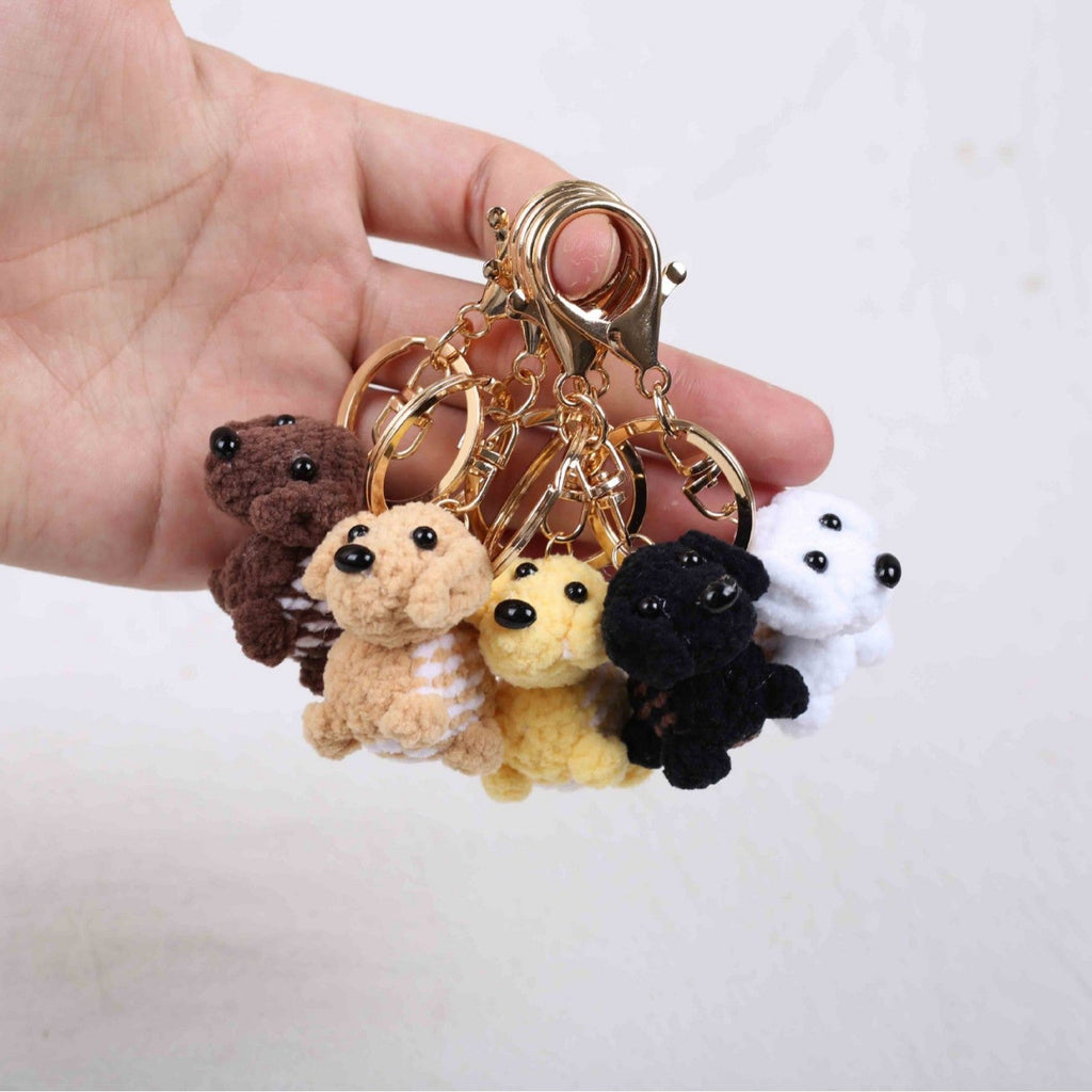 Handmade Crochet Knitted Animal Doll Keychain