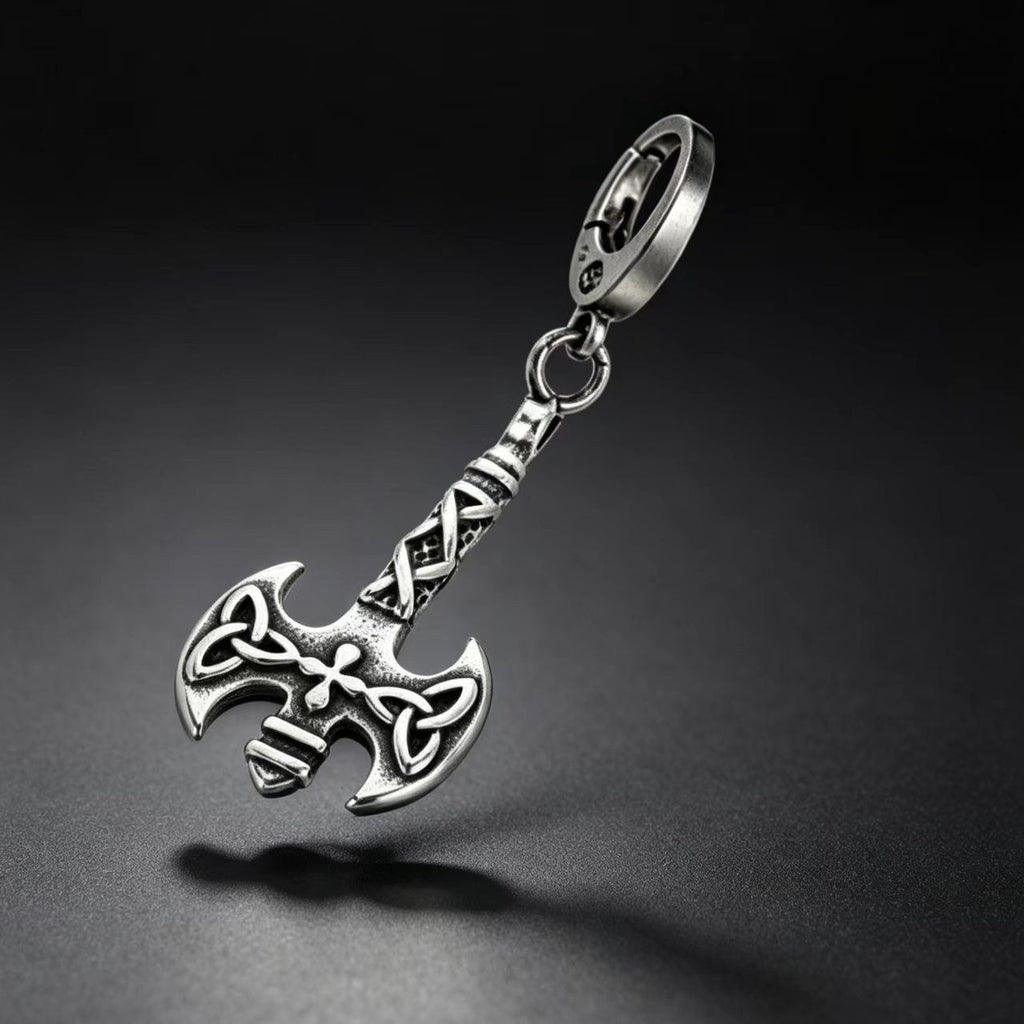 Men's Axe Pendant Keychain
