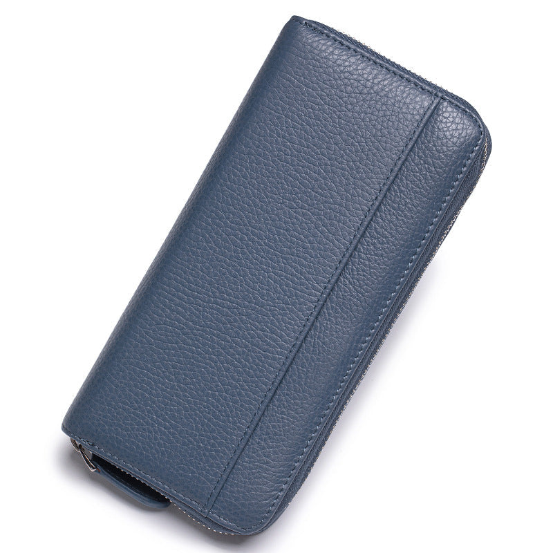 Large-capacity Women's Wallet Made Of Top-layer Cowhide