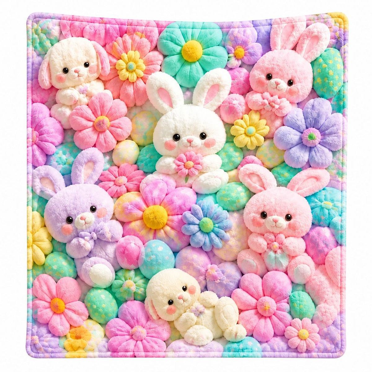 Women's Flannel Blanket Cartoon Sofa Throw Blanket