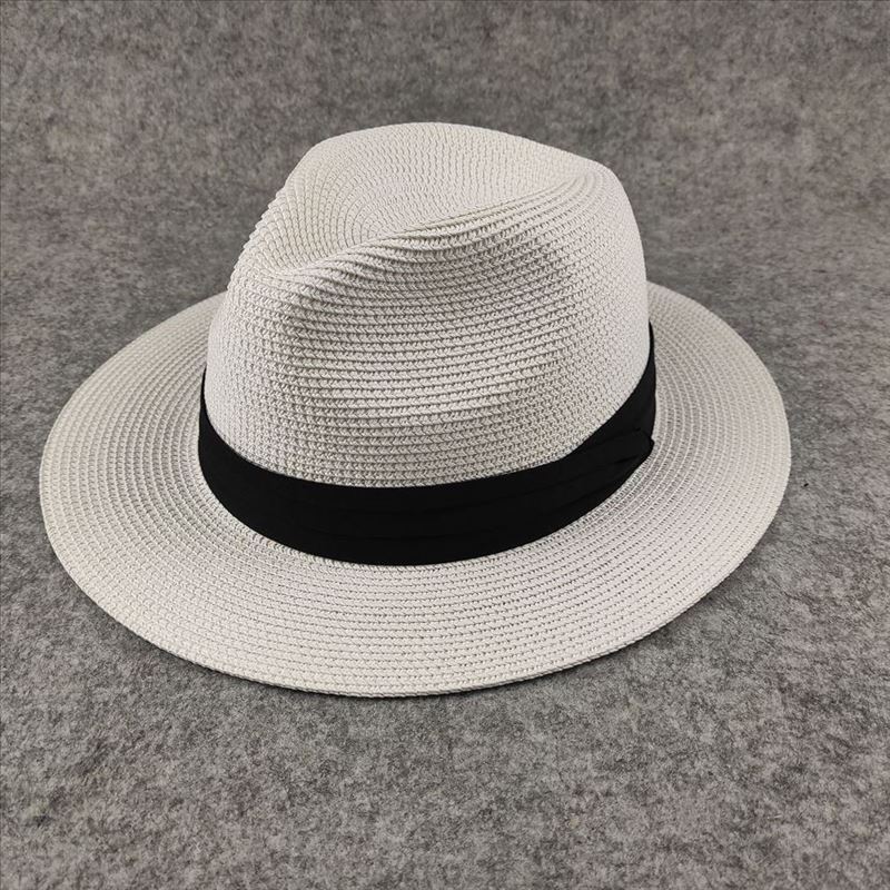 Summer White Wide-brimmed Sun Hat