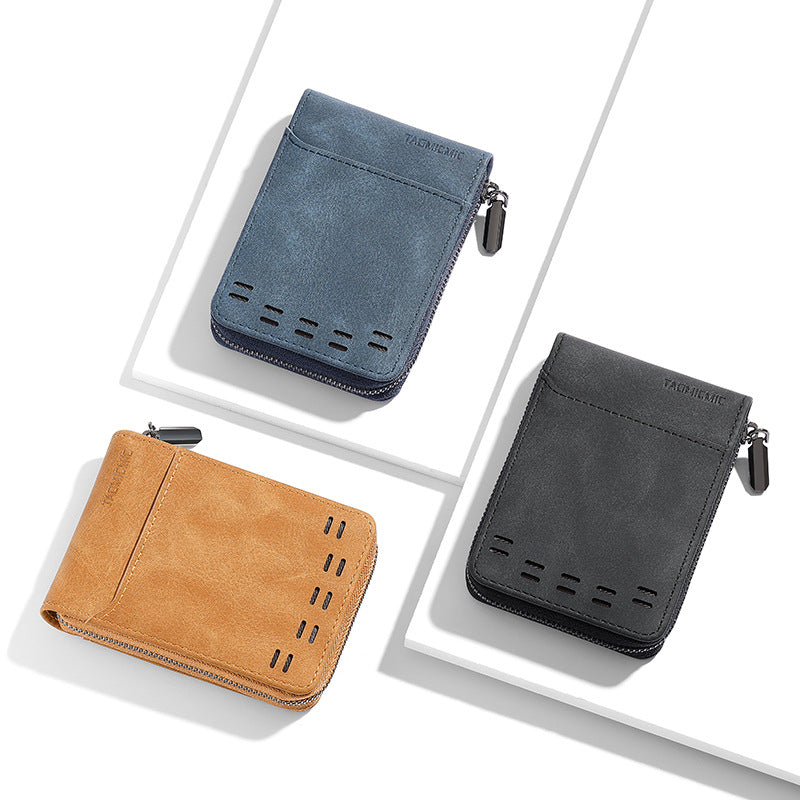 Simple Large Capacity Men's Expanding Card Holder Multiple Card Slots Business ID Card Holder Pu Purse