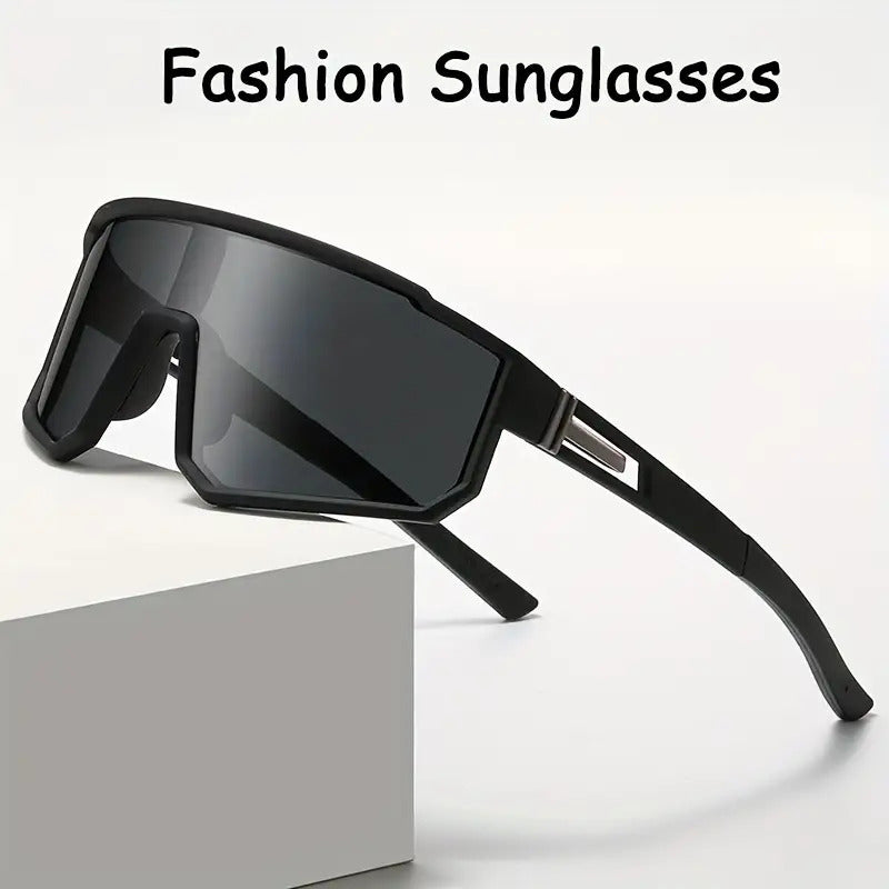 2 Pcs Shield Polarized Sports Sunglasses Uv400 Protective Mirrored Lens Eyewear Lightweight Wraparound Frame With Non Slip Temple Suitable For Cycling,fishing,running And Various Outdoor Sports Activi