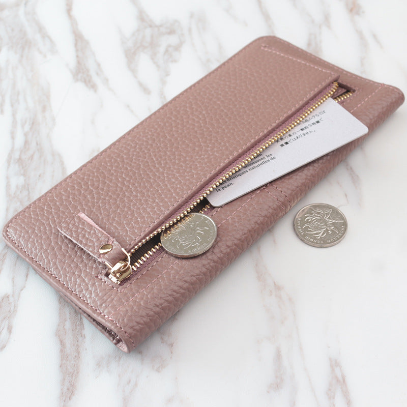 Long Multiple Card Slots Zipper Multifunctional Large-capacity Coin Purse
