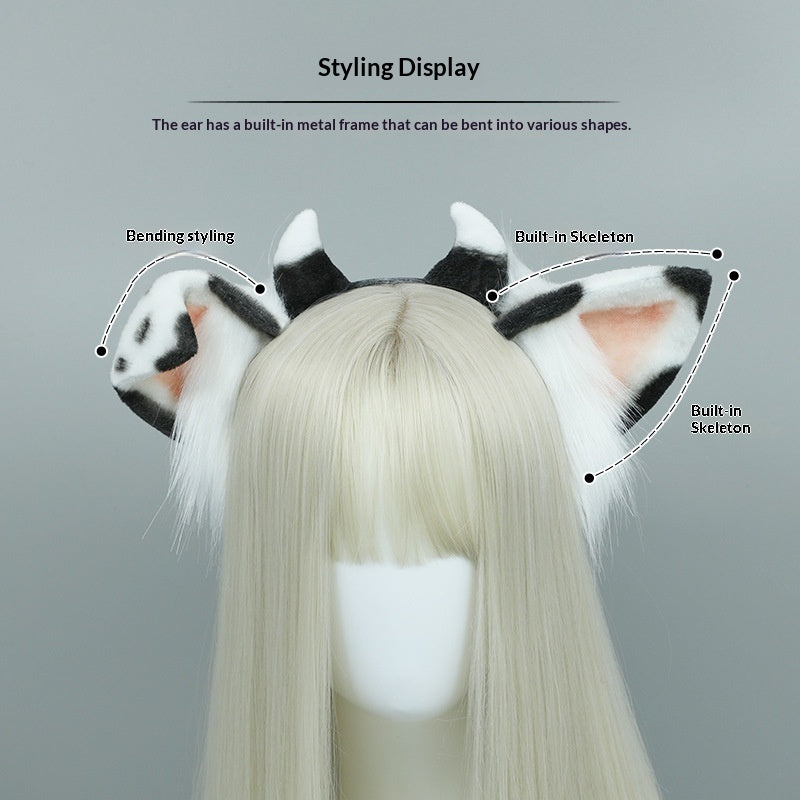 Drop-shipping Handmade Cute Plush Hair Accessories