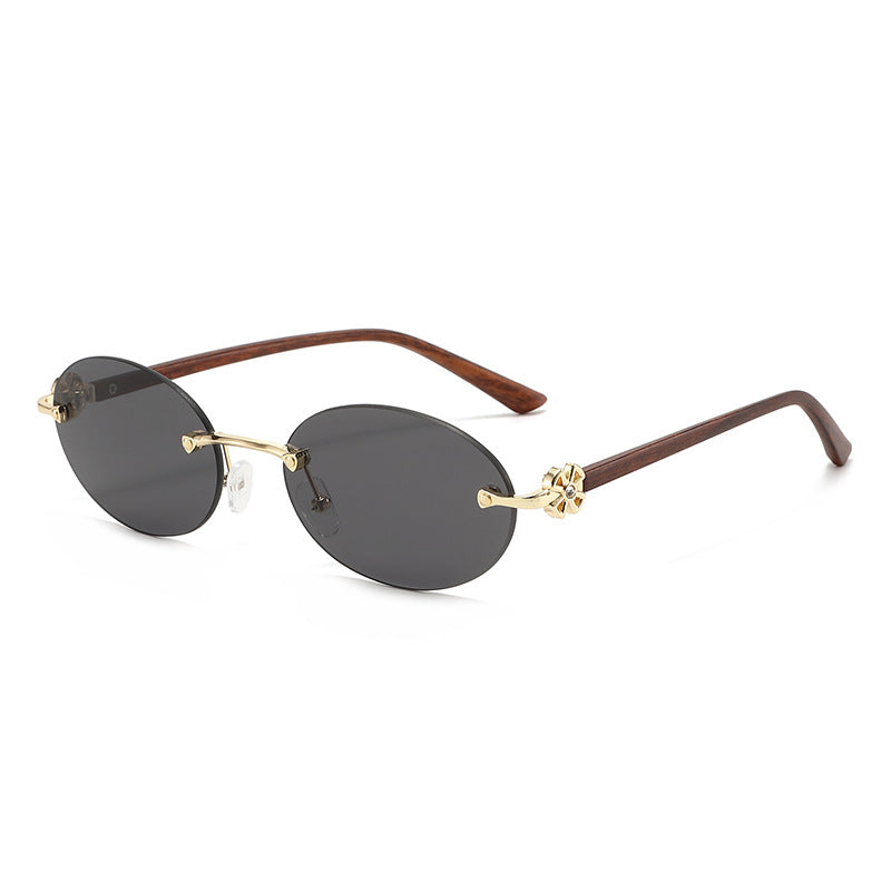 26 New Cross-Border Fashion Frameless Sunglasses, Stylish And Versatile, Street Style, Sun Protection, Uv Protection, Sunglasses For Women