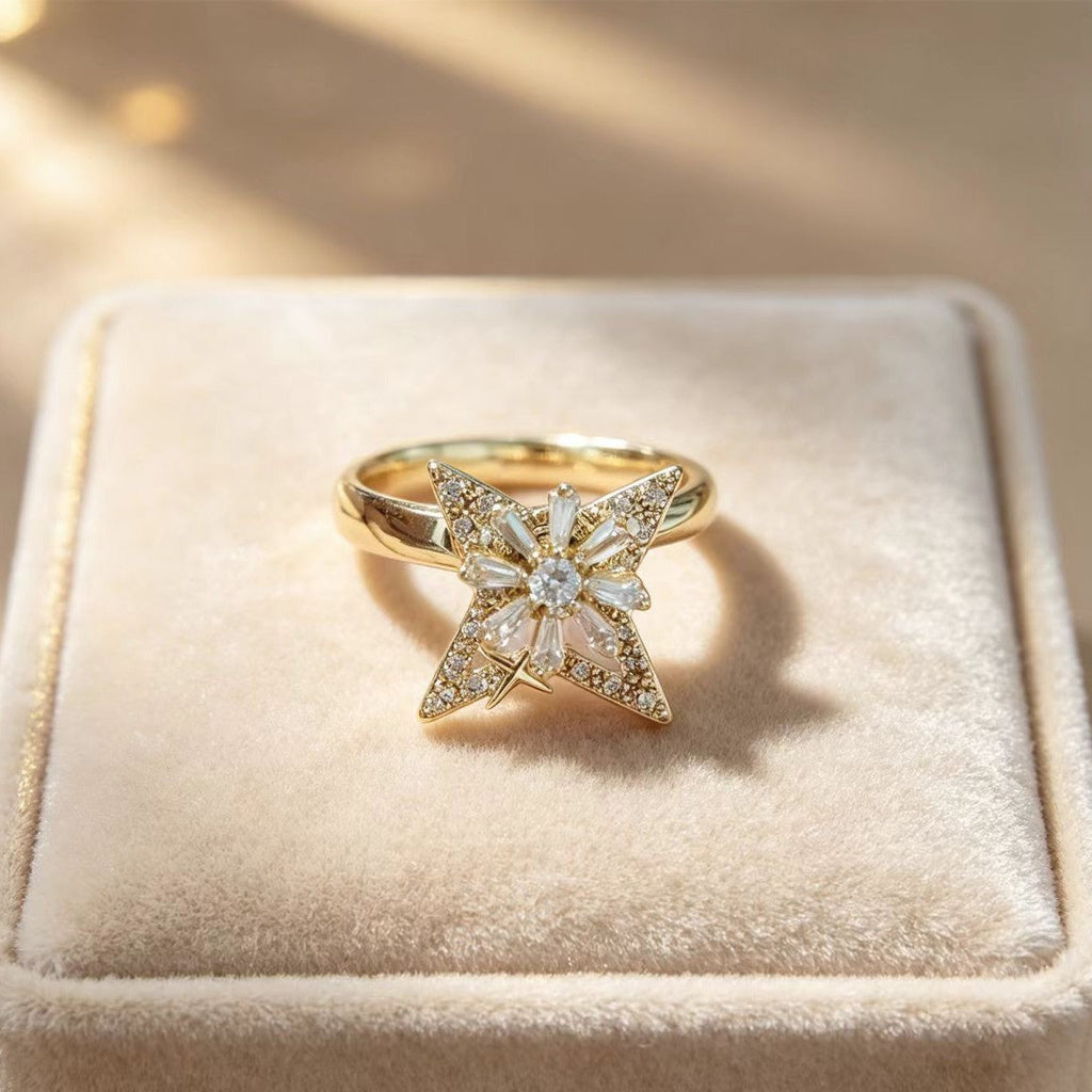 Women's Affordable Luxury Adjustable Open-ring