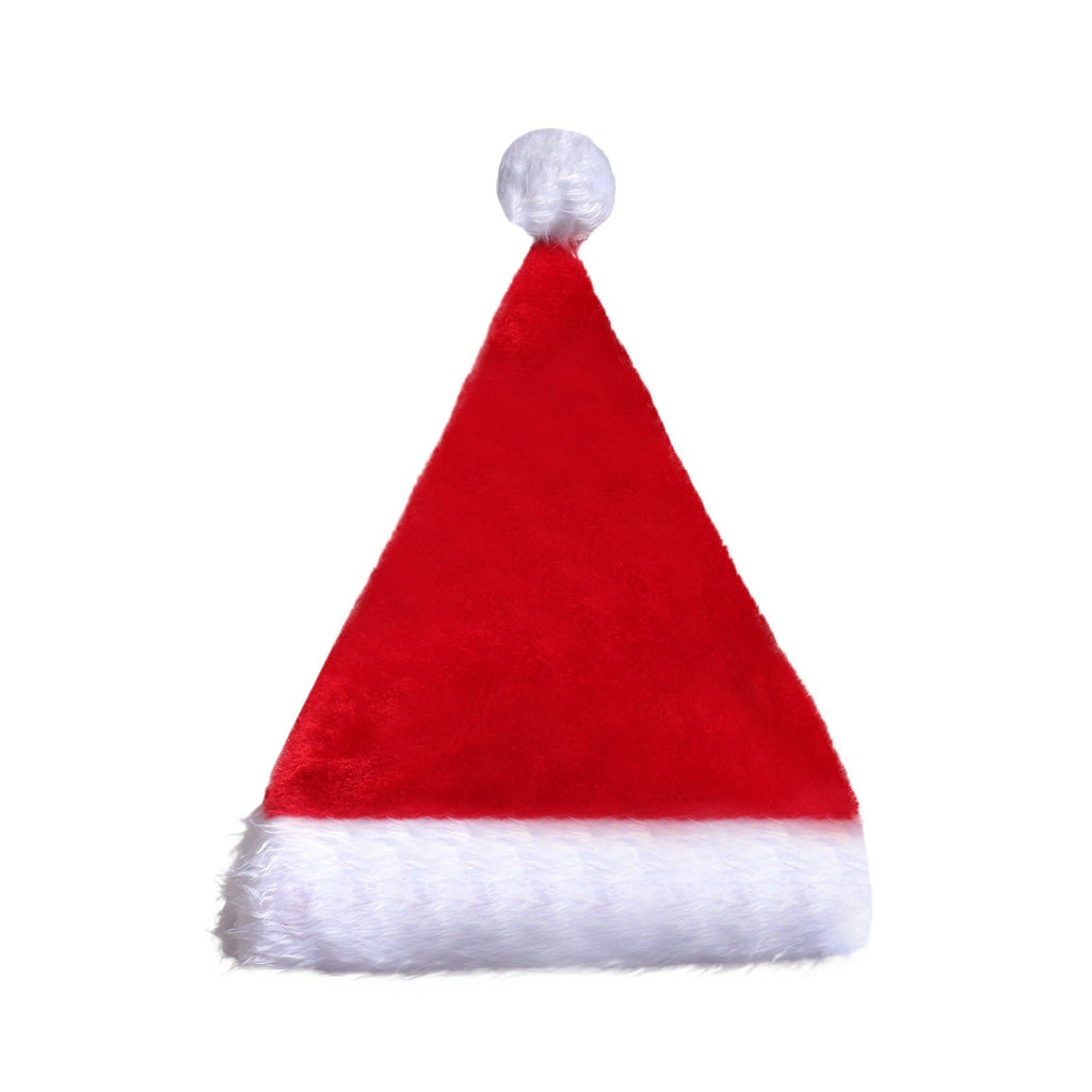 Christmas Party Plush Glowing Christmas Hat For The Elderly