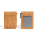 Simple Large Capacity Men's Expanding Card Holder Multiple Card Slots Business ID Card Holder Pu Purse