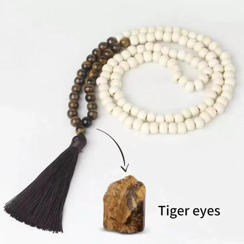 Hand-knotted Thread Tassel Necklace Vintage Long Style