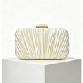 Pleated Evening Bag Banquet Evening Gown Clutch Handbag
