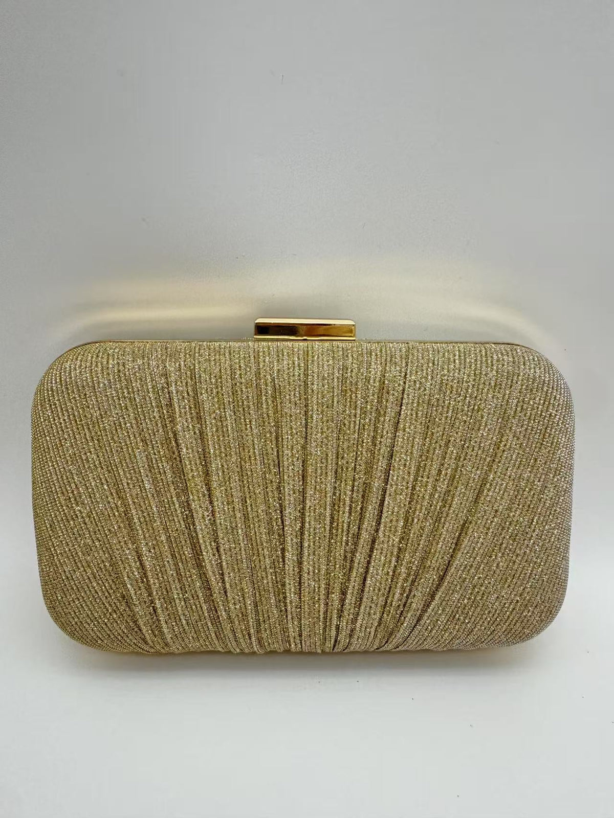 Women's Light Luxury Ruched Evening Clutch  Elegant Socialite Handbag, Formal Gown Mini Square Purse, Party Grab Bag