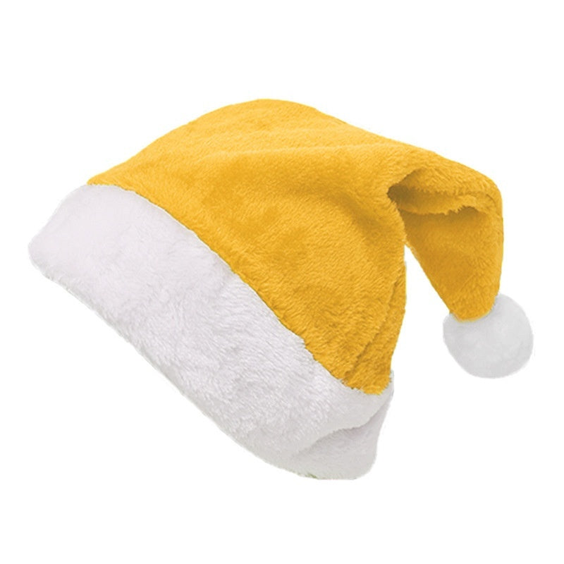 Christmas Party Plush Glowing Christmas Hat For The Elderly
