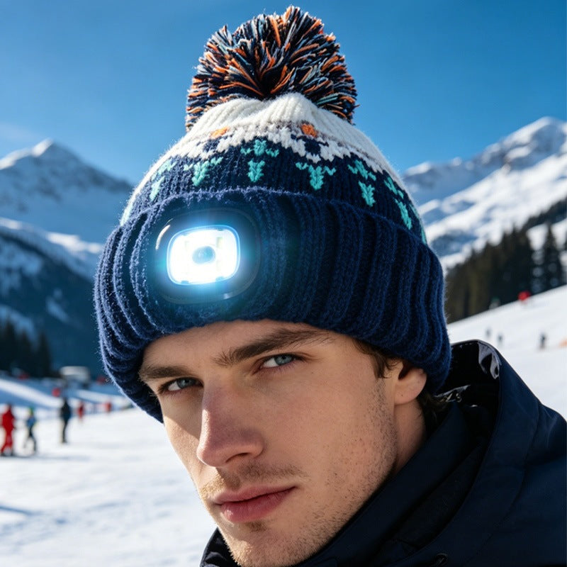 Outdoor Night Running Ear-protecting Cap Light