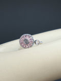 Ring Women's Round Geometric Rotating Zircon Ring Fresh Fashion High-grade Sense Ring Adjustable Color-free Ring