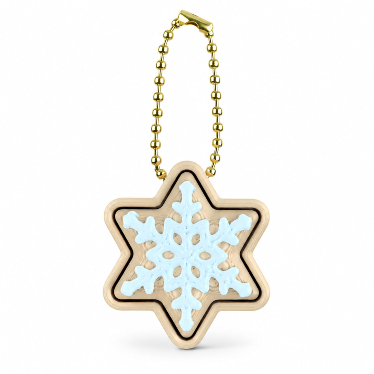 Christmas Desktop Decoration Christmas Tree Gingerbread Hot Cocoa Keychain 3D-Printed Pendant