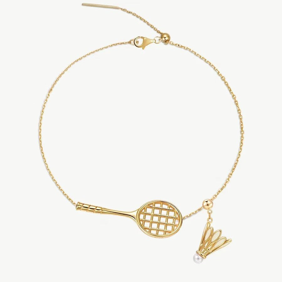 Badminton Racket Pull Bracelet For Women