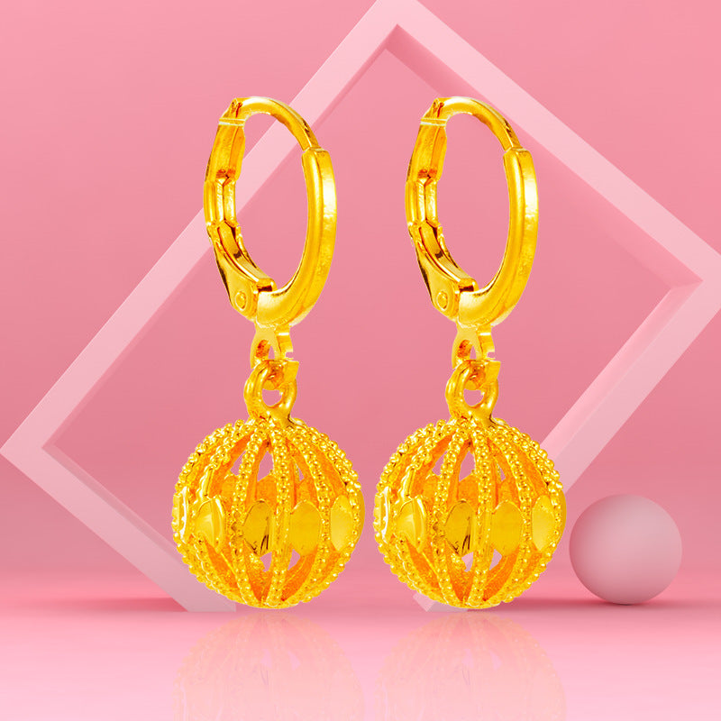 Hollow Out Ball Earrings Women's Earrings