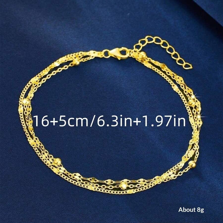 Fashionable New Lip-chain Multi-layered Stacked Bracelet