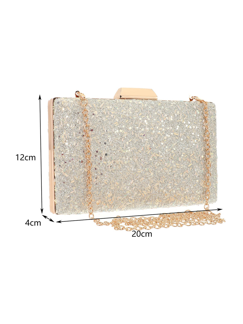 Women's Sequin Evening Clutch European & American Chic Banquet Handbag, Formal Gown Purse, Sparkling Party Bag For Women