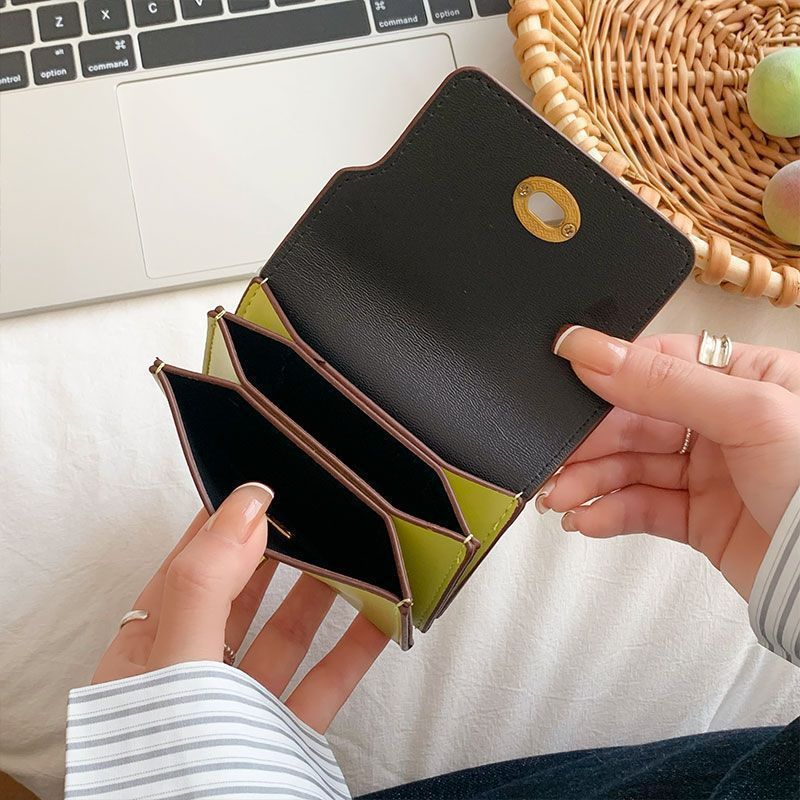 Women's Fashionable Multi-Color Card Holder Wallet