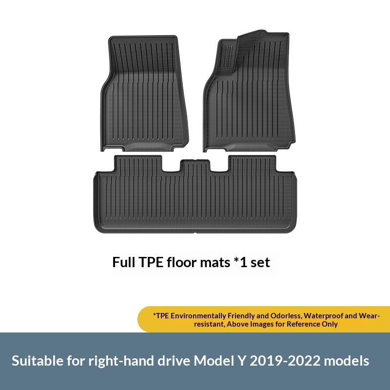 Plastic-pressed TPE Car Floor Mats Vehicle-specific