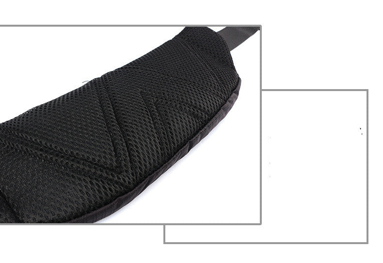 Men's Check Waterproof Ultra-thin Sports Waist Bag