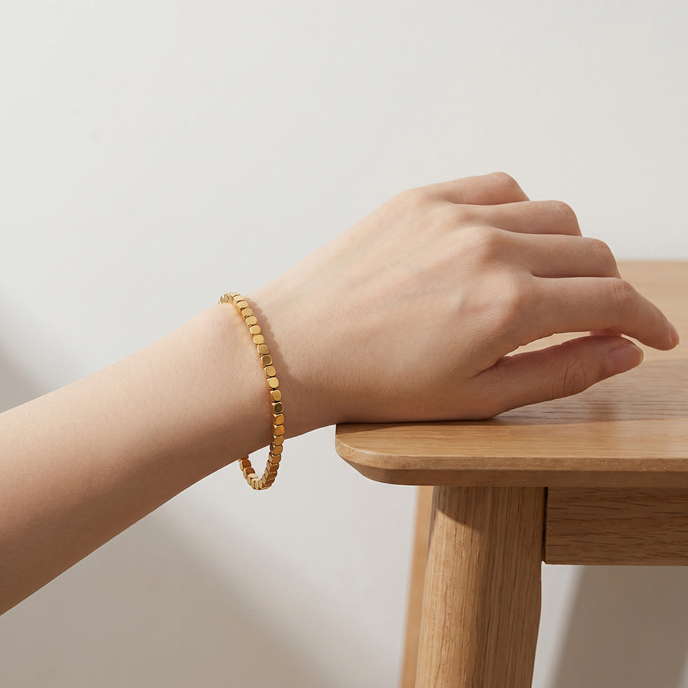 Titanium Steel Bracelet Colorfast Subtly Luxurious With A Premium Feel