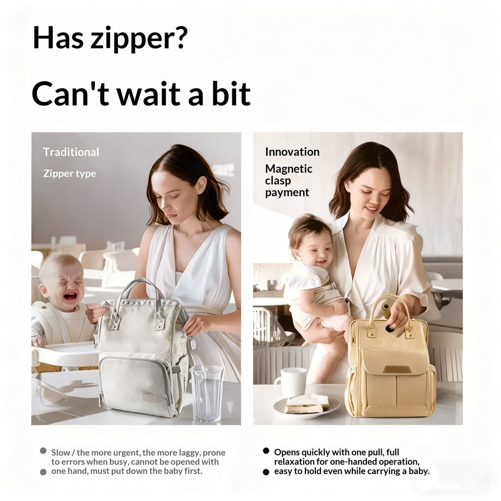 Fashionable, Portable, Multifunctional Mommy Bag