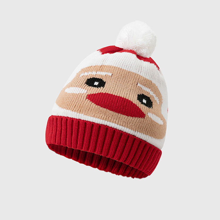 Embroidered Jacquard Acrylic Christmas Hat