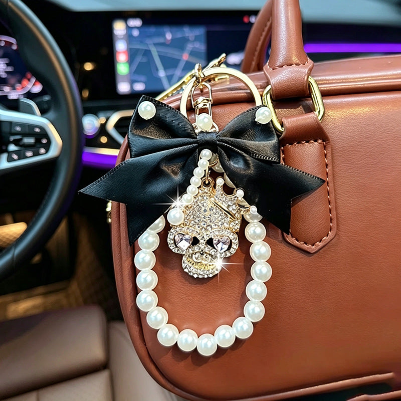 New Halloween Keychain Crowned Skull