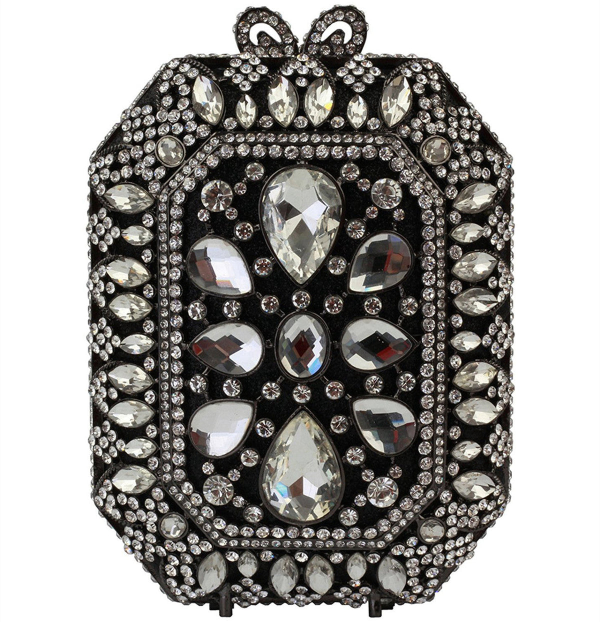 Original Clutch Bag With Handmade Diamond Evening