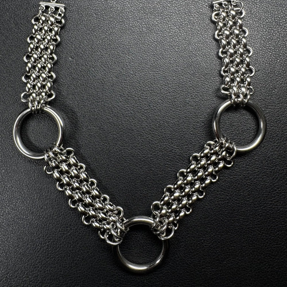 Hoop Titanium Steel Necklace For Men And Women