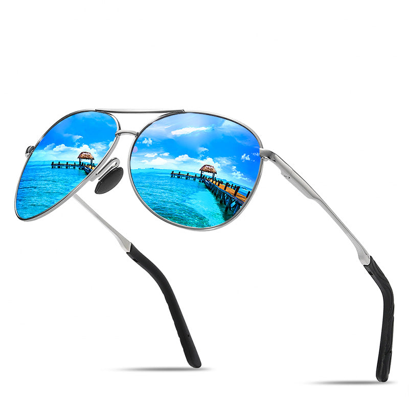 Wholesale Men's New Polarized Sunglasses, Driving Mirror, Fishing Sunglasses
