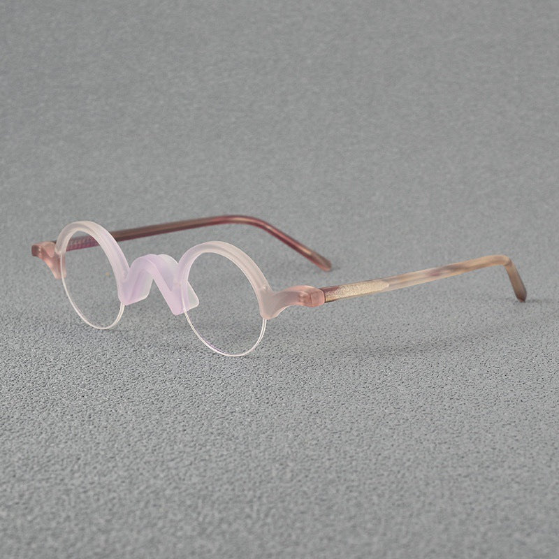 Women's Fashion Retro Blue Light Blocking Round Glasses